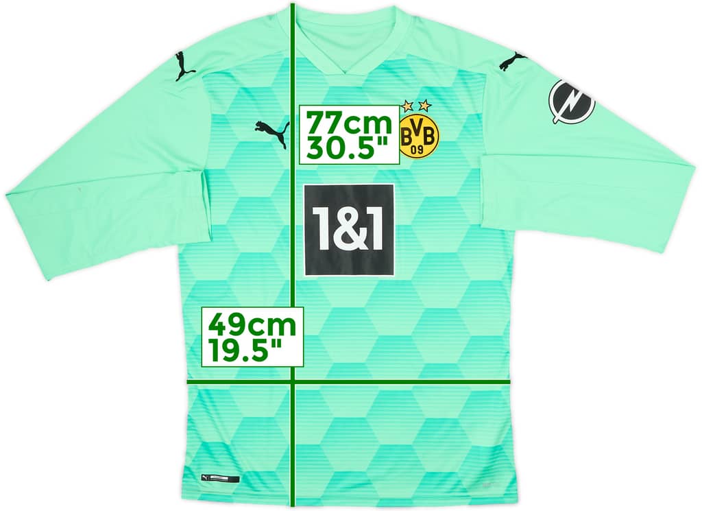 2020-21 Borussia Dortmund GK Shirt - 9/10 - (L)