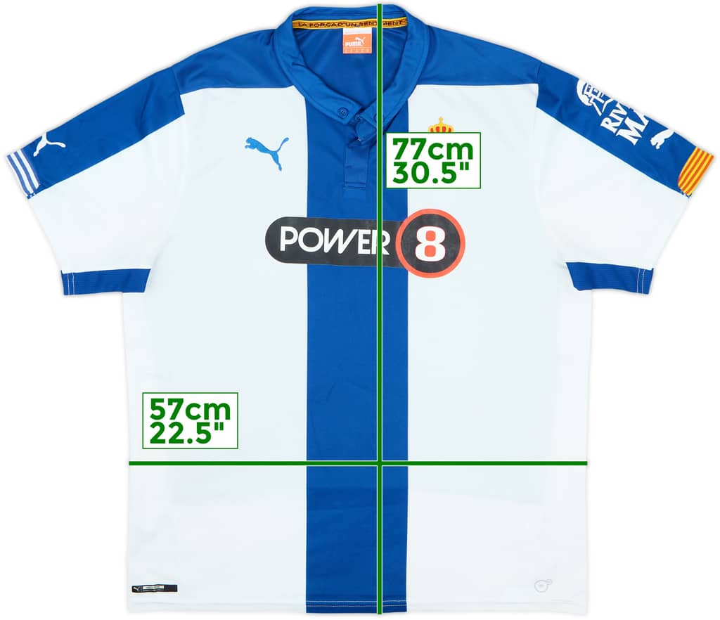 2014-15 Espanyol Home Shirt - 8/10 - (XL)