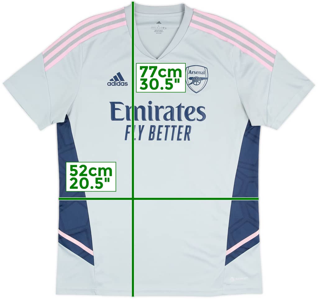 2022-23 Arsenal adidas Training Shirt - 10/10 - (L)