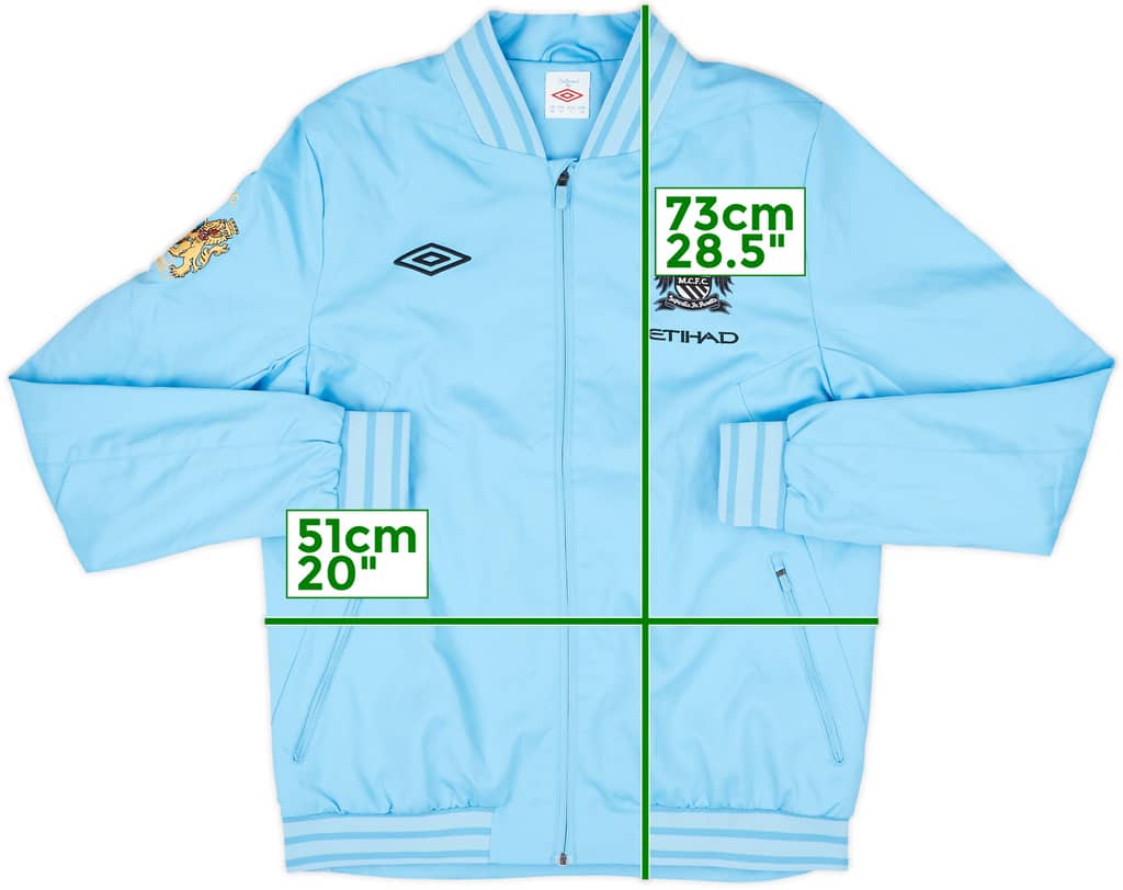 2012-13 Manchester City Umbro Anthem Jacket - 9/10 - (M)
