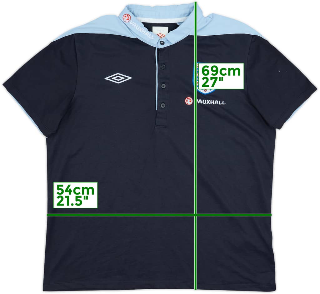 2010-11 England Umbro Polo Shirt - 6/10 - (L)