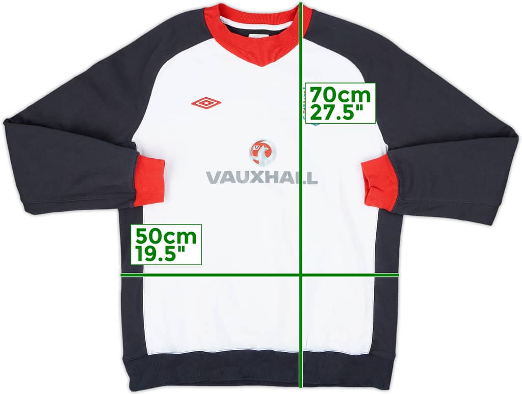 2012-13 England Umbro Sweat Top - 9/10 - (Women's XL)
