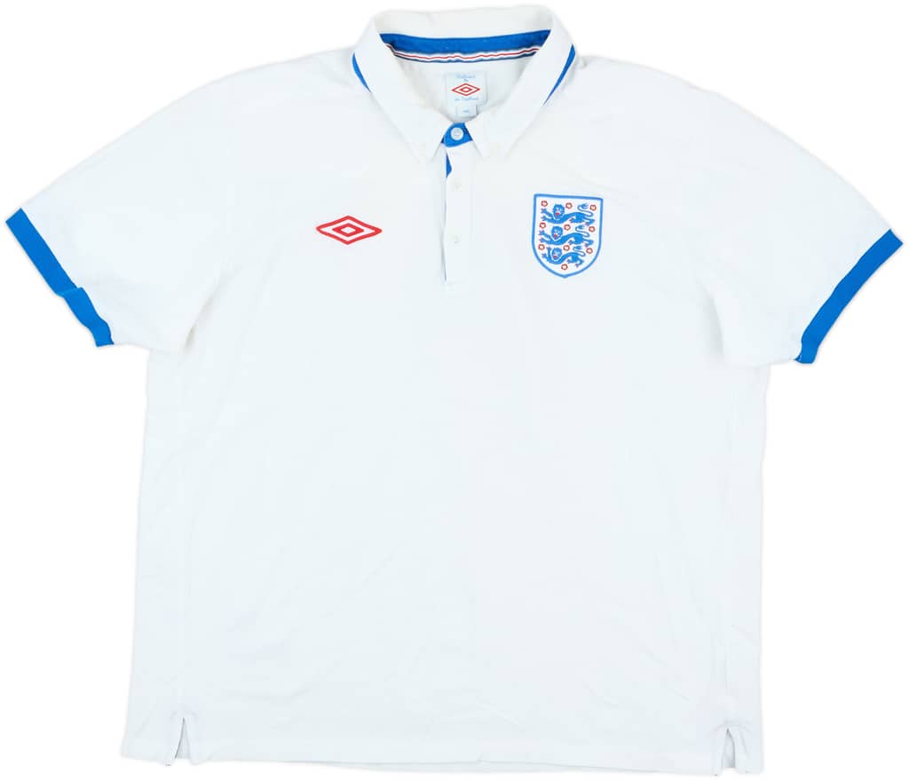 2012-13 England Umbro Polo Shirt - 9/10 - (XXL)