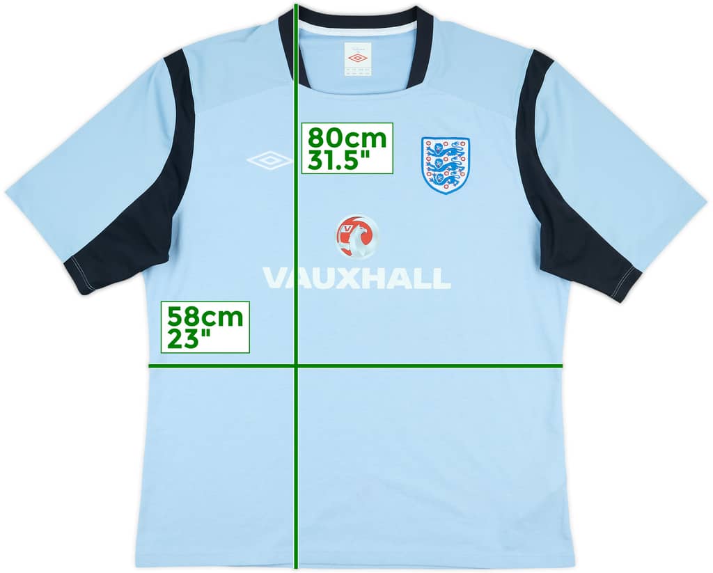 2012-13 England Umbro Training Shirt - 9/10 - (XXL)