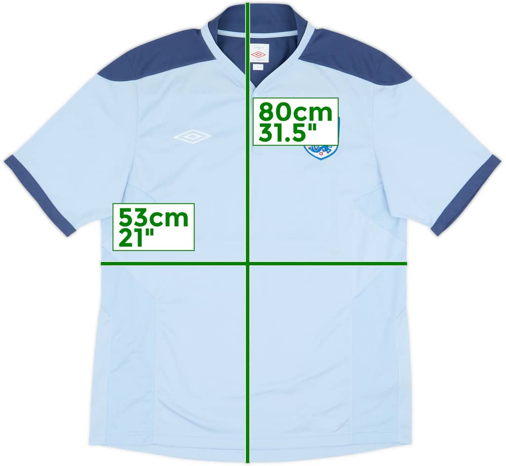 2010-11 England Umbro Training Shirt - 10/10 - (XL)