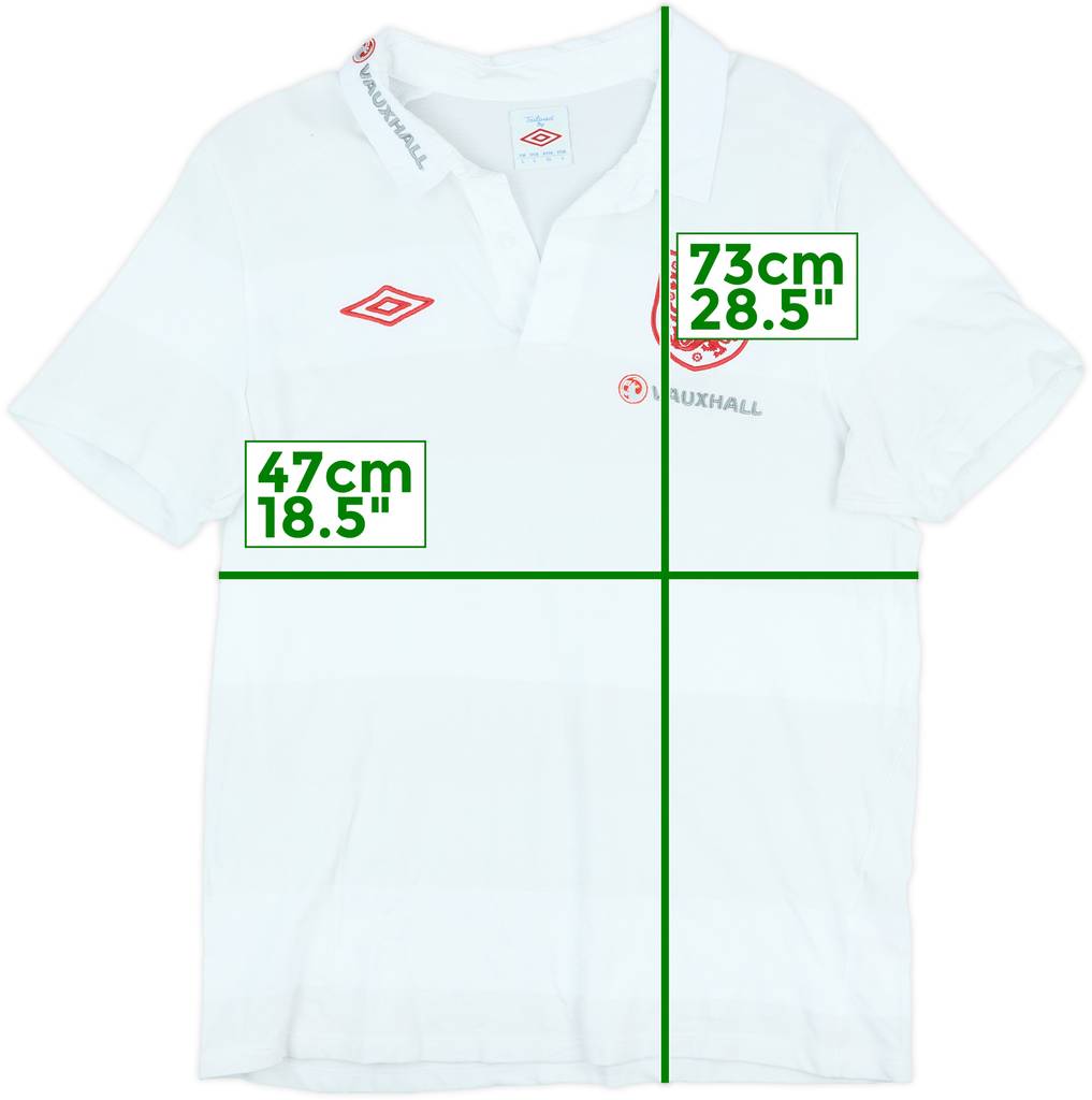 2012-13 England Umbro Polo Shirt - 9/10 - (L)
