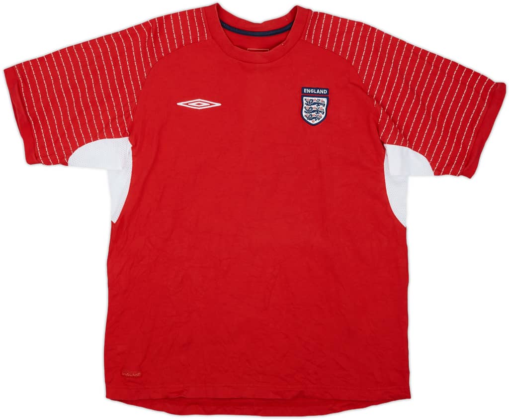 2010-11 England Umbro Cotton Tee - 9/10 - (L)