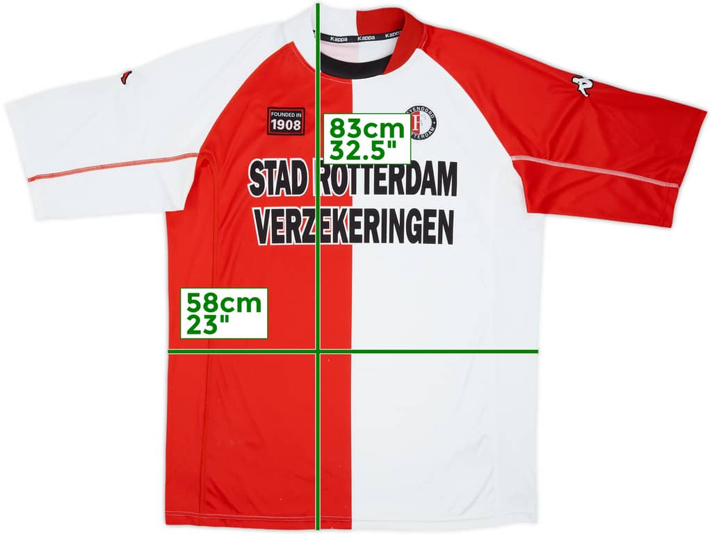 2002-03 Feyenoord Home Shirt - 8/10 - (XXL)