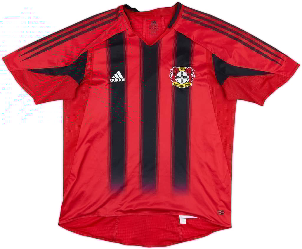 2004-06 Bayer Leverkusen Player Issue Home Shirt - 6/10 - (XL)