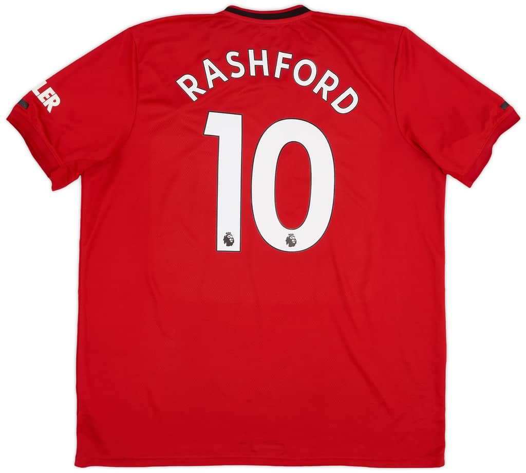 2019-20 Manchester United Home Shirt Rashford #10 - 8/10 - (XXL)
