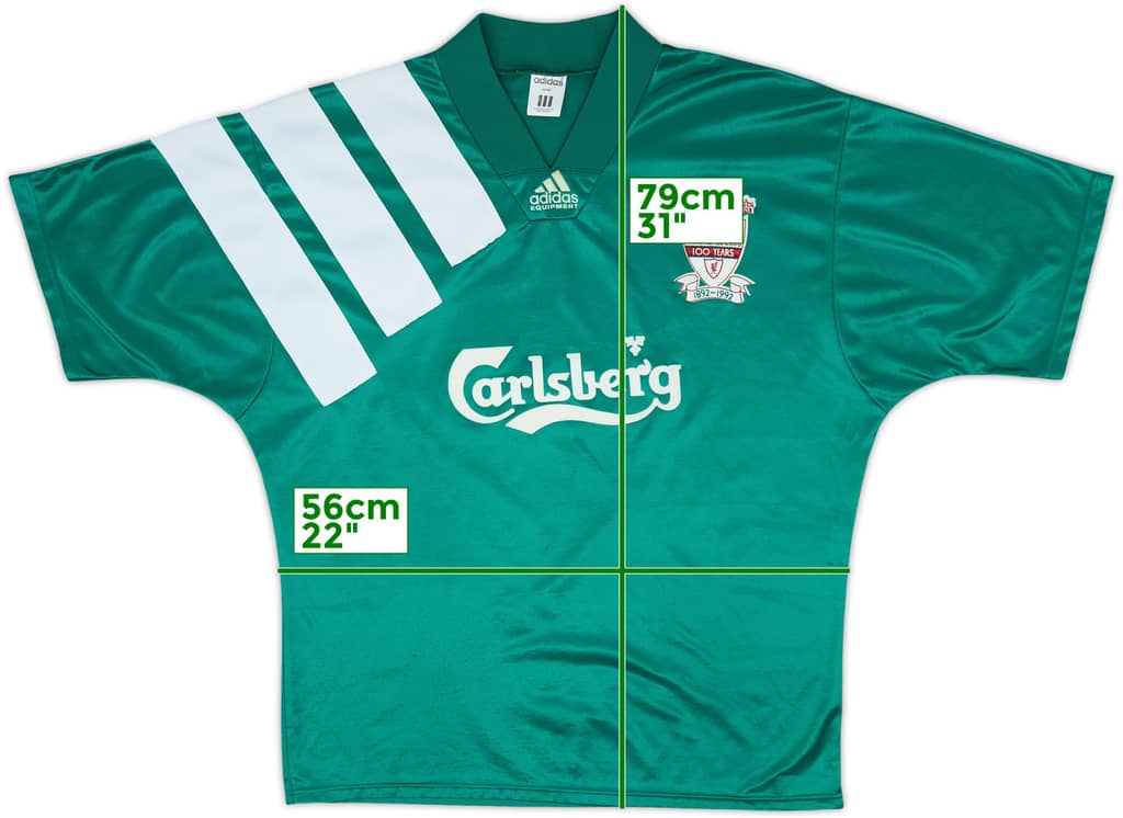 1992-93 Liverpool Centenary Away Shirt - 8/10 - (L/XL)