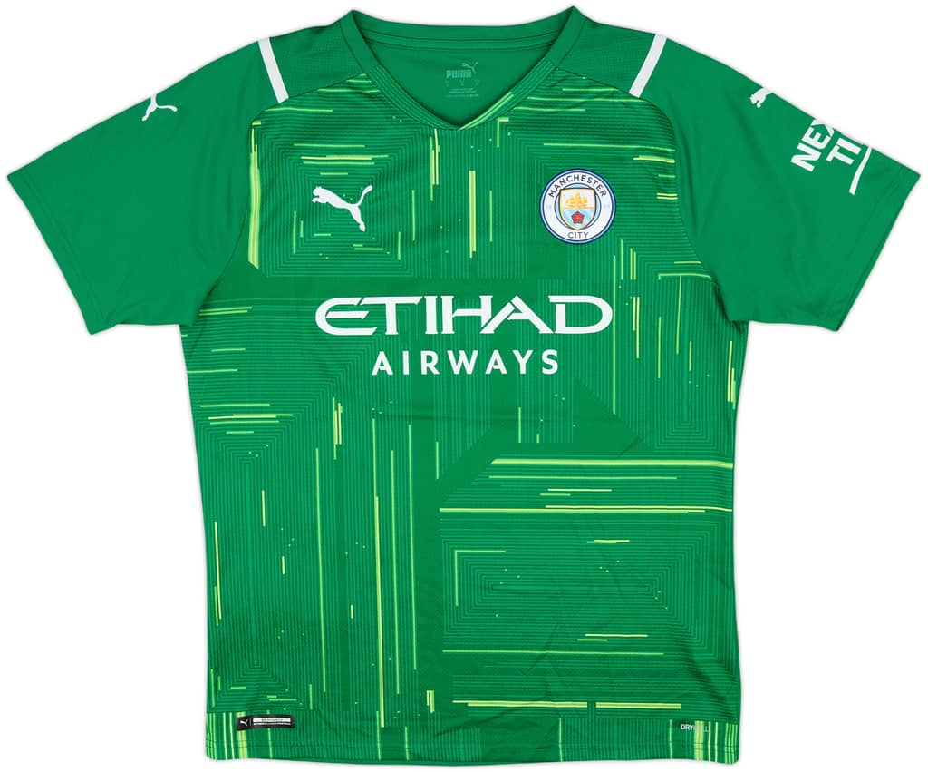 2021-22 Manchester City GK S/S Shirt - 10/10 - (L)