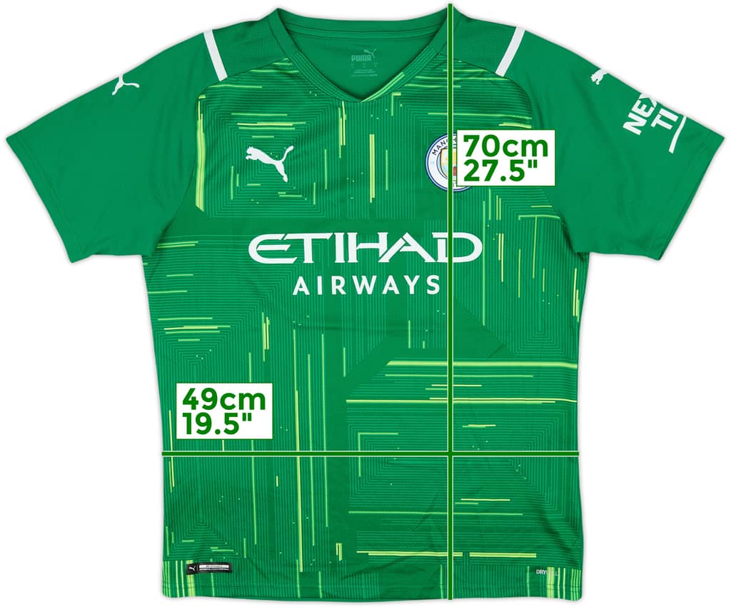 2021-22 Manchester City GK S/S Shirt - 10/10 - (L)