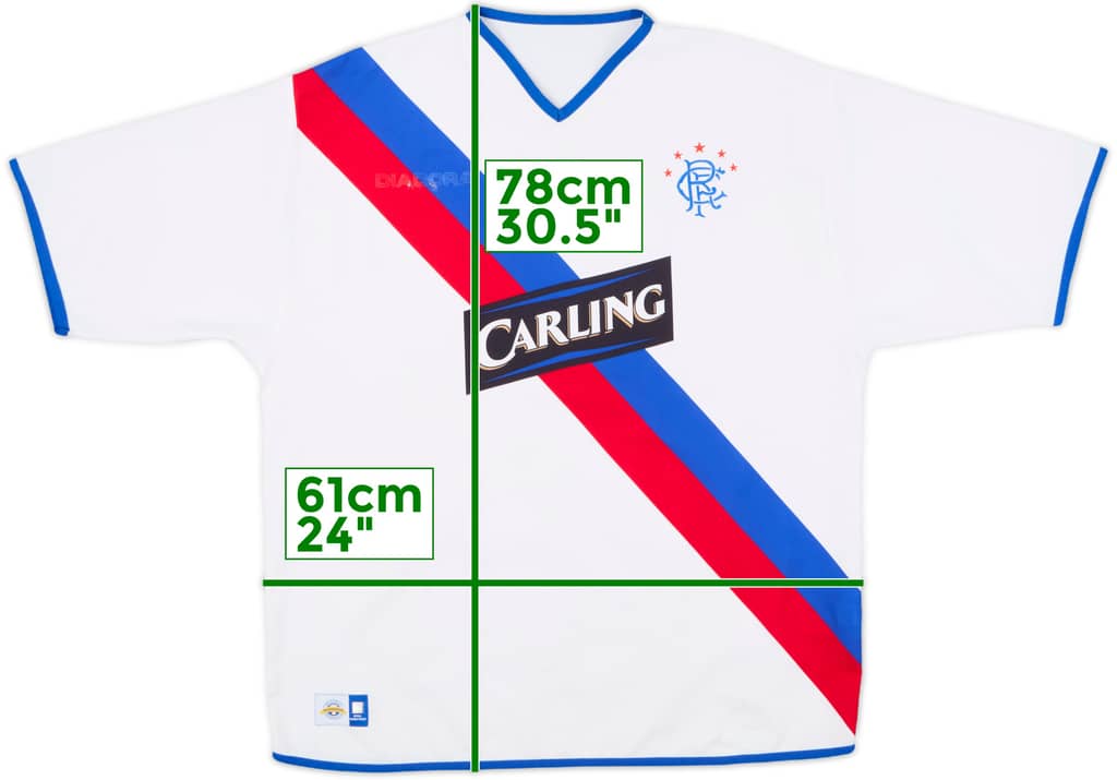 2004-05 Rangers Away Shirt - 4/10 - (XXL)