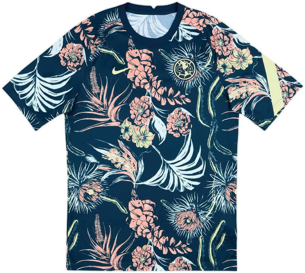 2021-22 Club America Nike Pre-Match Training Shirt - 8/10 - (M)