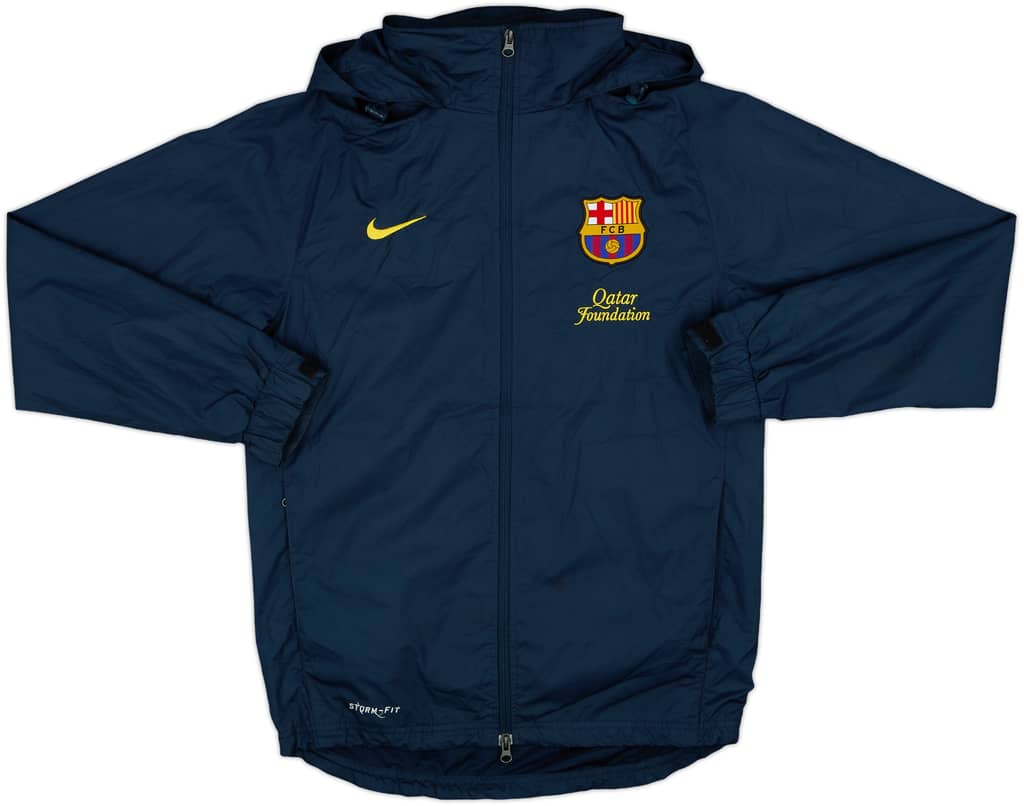 2012-13 Barcelona Nike Hooded Track Jacket - 8/10 - (XS)