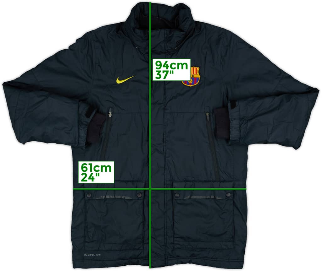 2011-12 Barcelona Nike Storm-Fit Padded Bench Coat - 7/10 - (L)