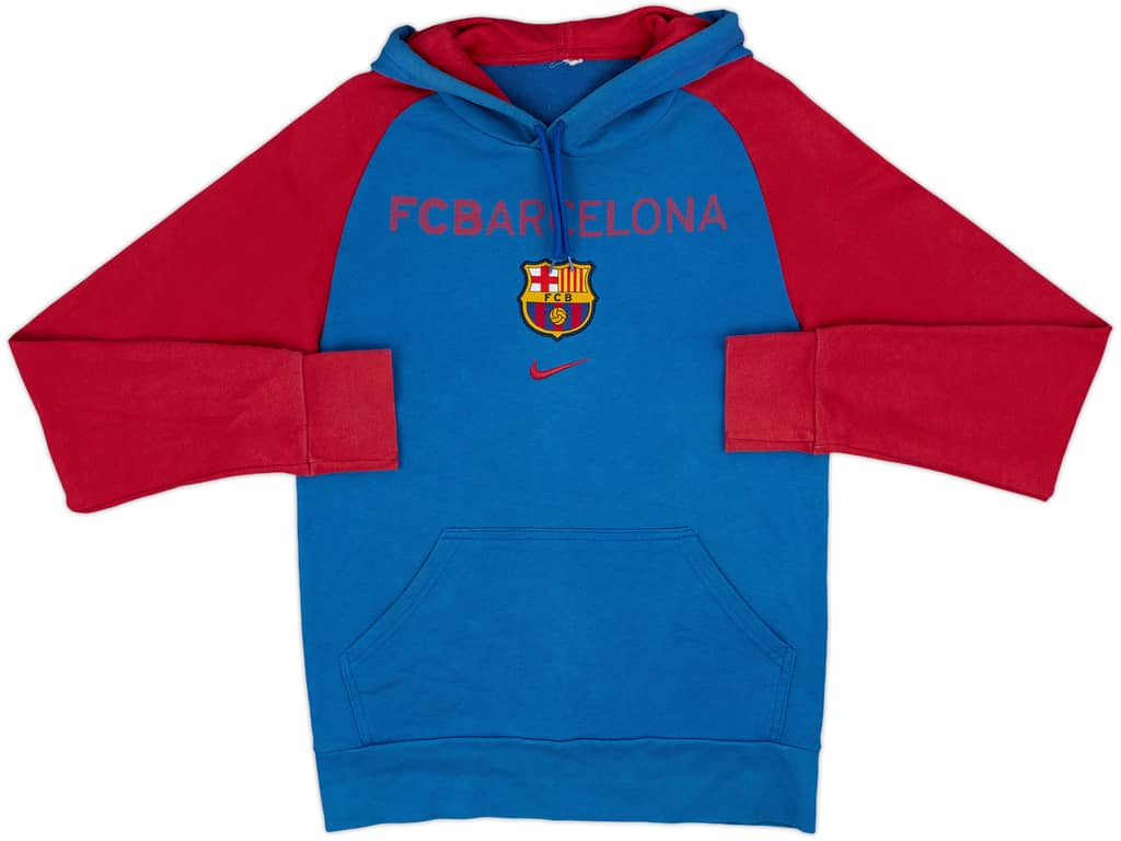 2009-10 Barcelona Nike Hooded Top - 6/10 - (M)