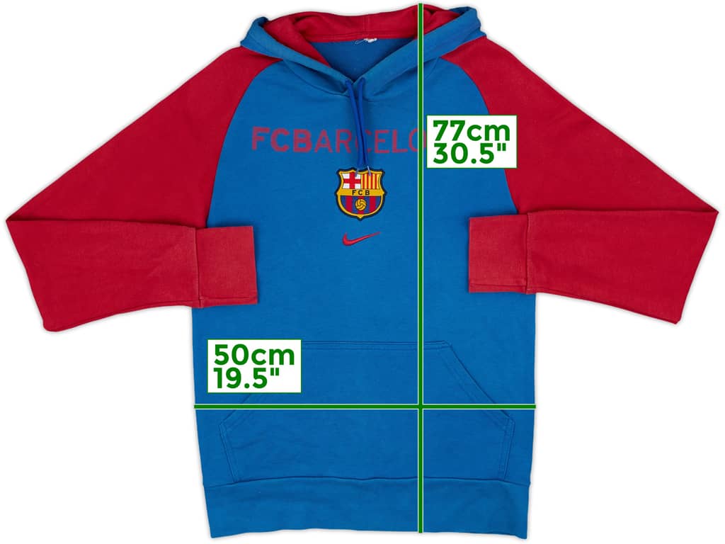 2009-10 Barcelona Nike Hooded Top - 6/10 - (M)
