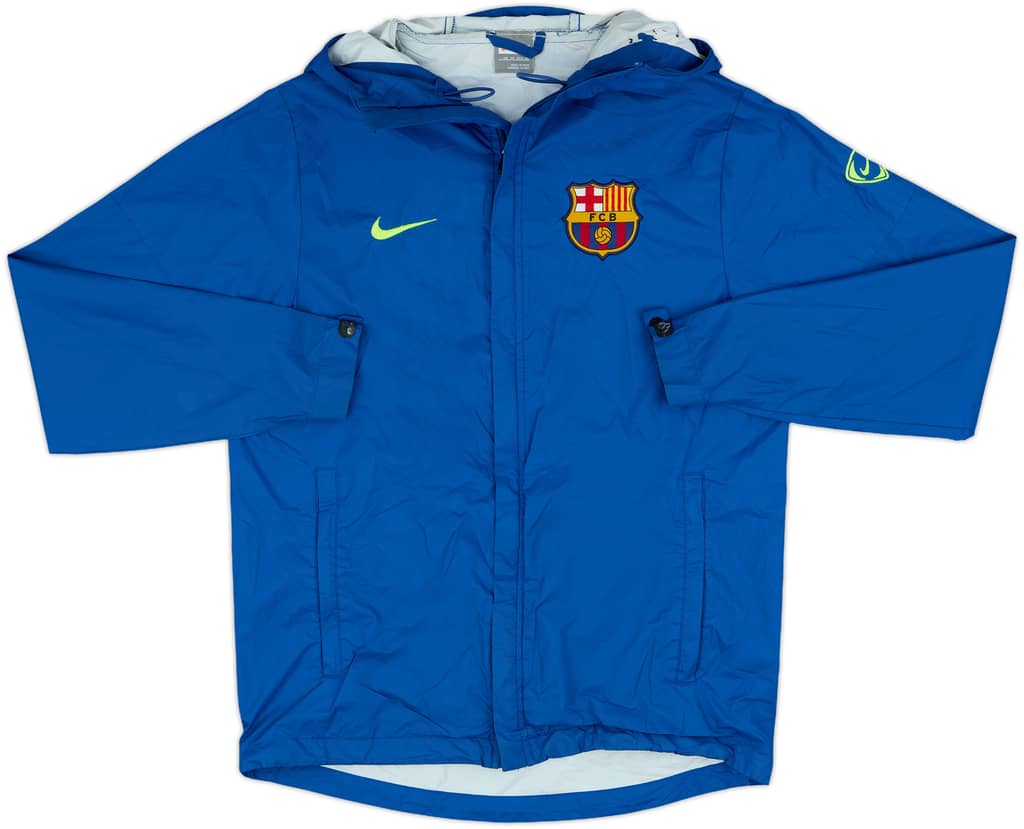 2009-10 Barcelona Nike Hooded Rain Jacket - 8/10 - (XS)