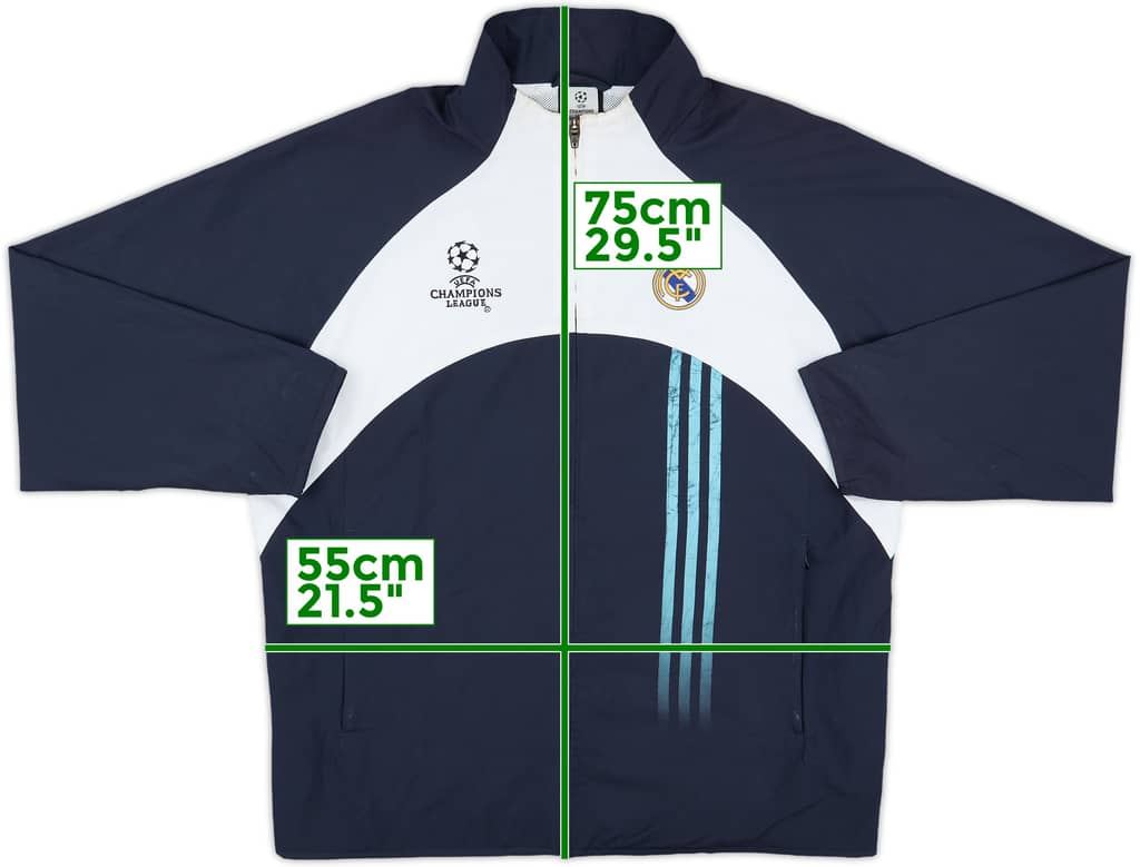 2003-04 Real Madrid adidas CL Track Jacket - 5/10 - (S)