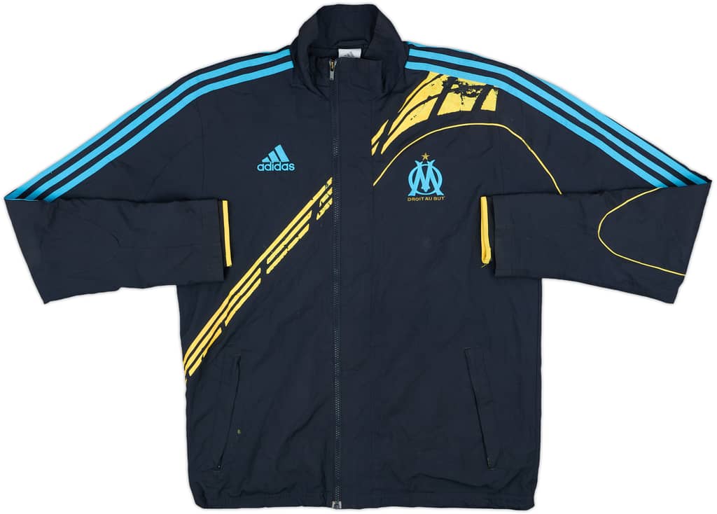 2009-10 Olympique Marseille adidas Track Jacket - 5/10 - (L)