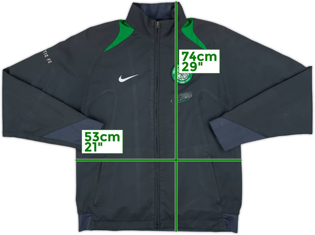 2007-08 Celtic Nike Track Jacket - 4/10 - (S)