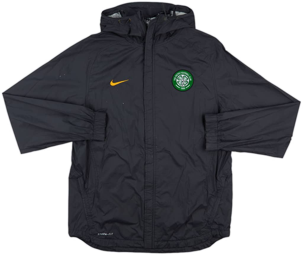 2010-11 Celtic Nike Hooded Rain Jacket - 8/10 - (L)