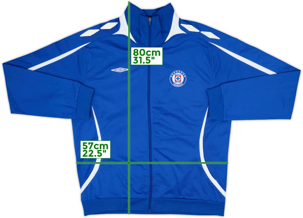 2006-08 Cruz Azul Minnesota Fan Club Umbro Track Jacket - 5/10 - (XL)