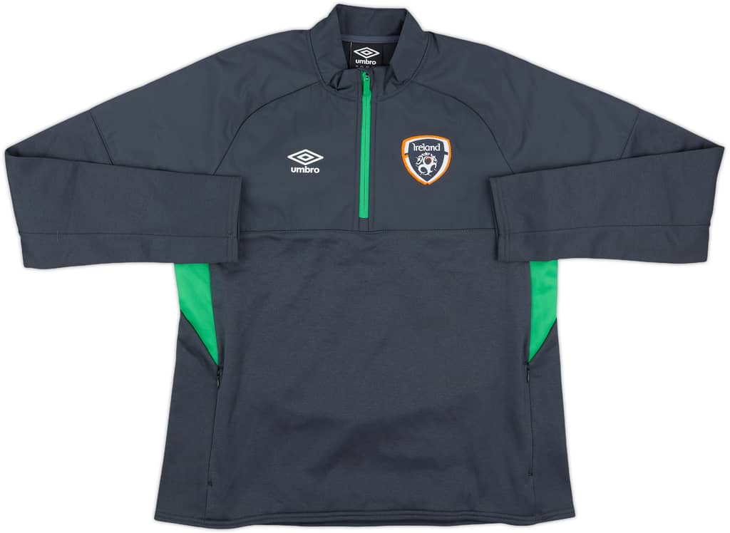 2016-17 Ireland Umbro 1/4 Zip Drill Top - 8/10 - (Women's M)