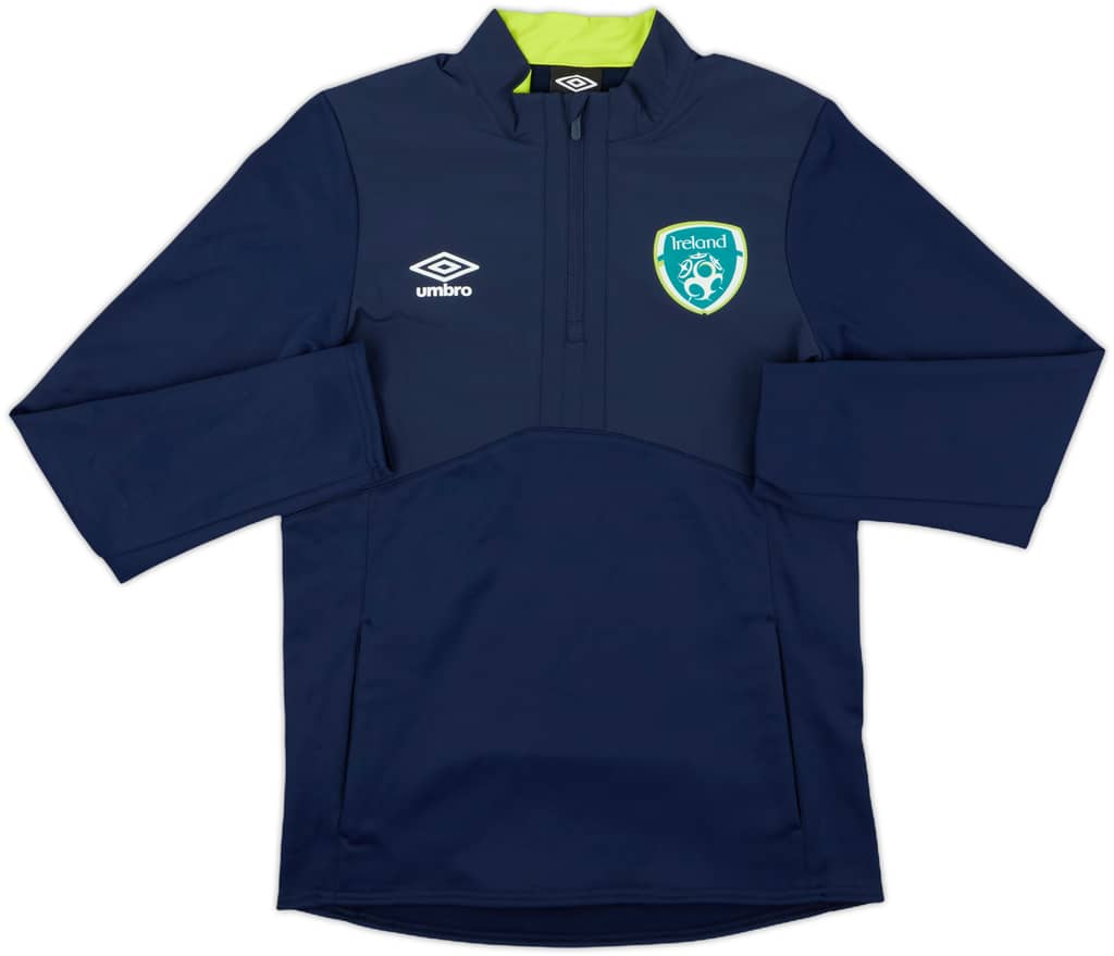 2016-17 Ireland Umbro 1/4 Zip Training Top - 8/10 - (XL)