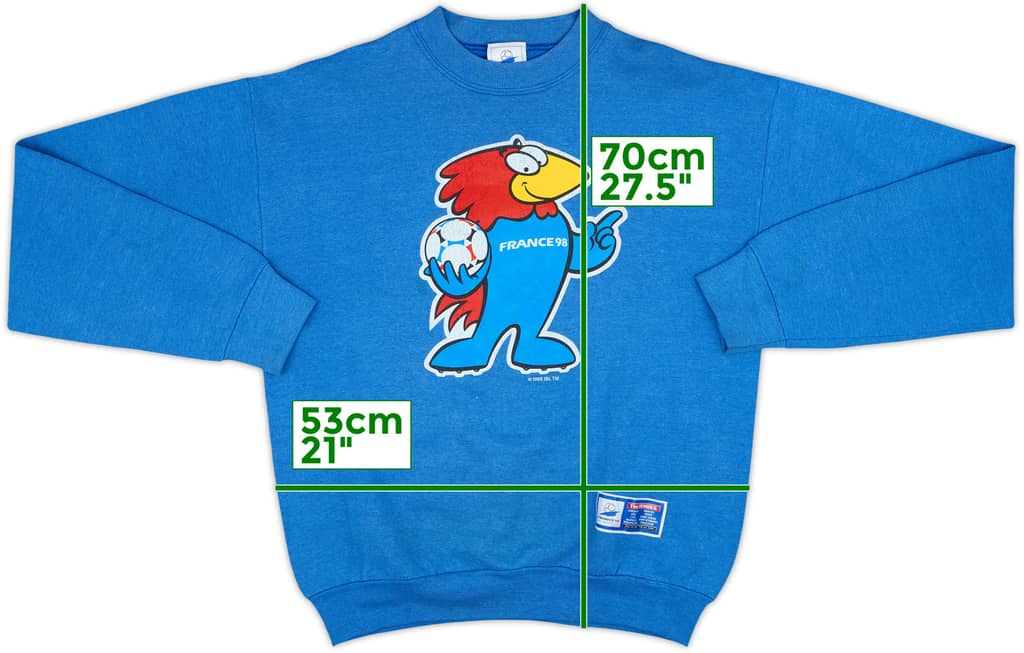 1998 France World Cup Sweat Top - 6/10 - (M)