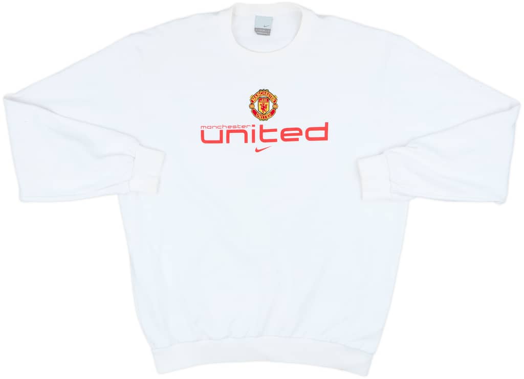2002-03 Manchester United Nike Sweat Top - 6/10 - (XL)