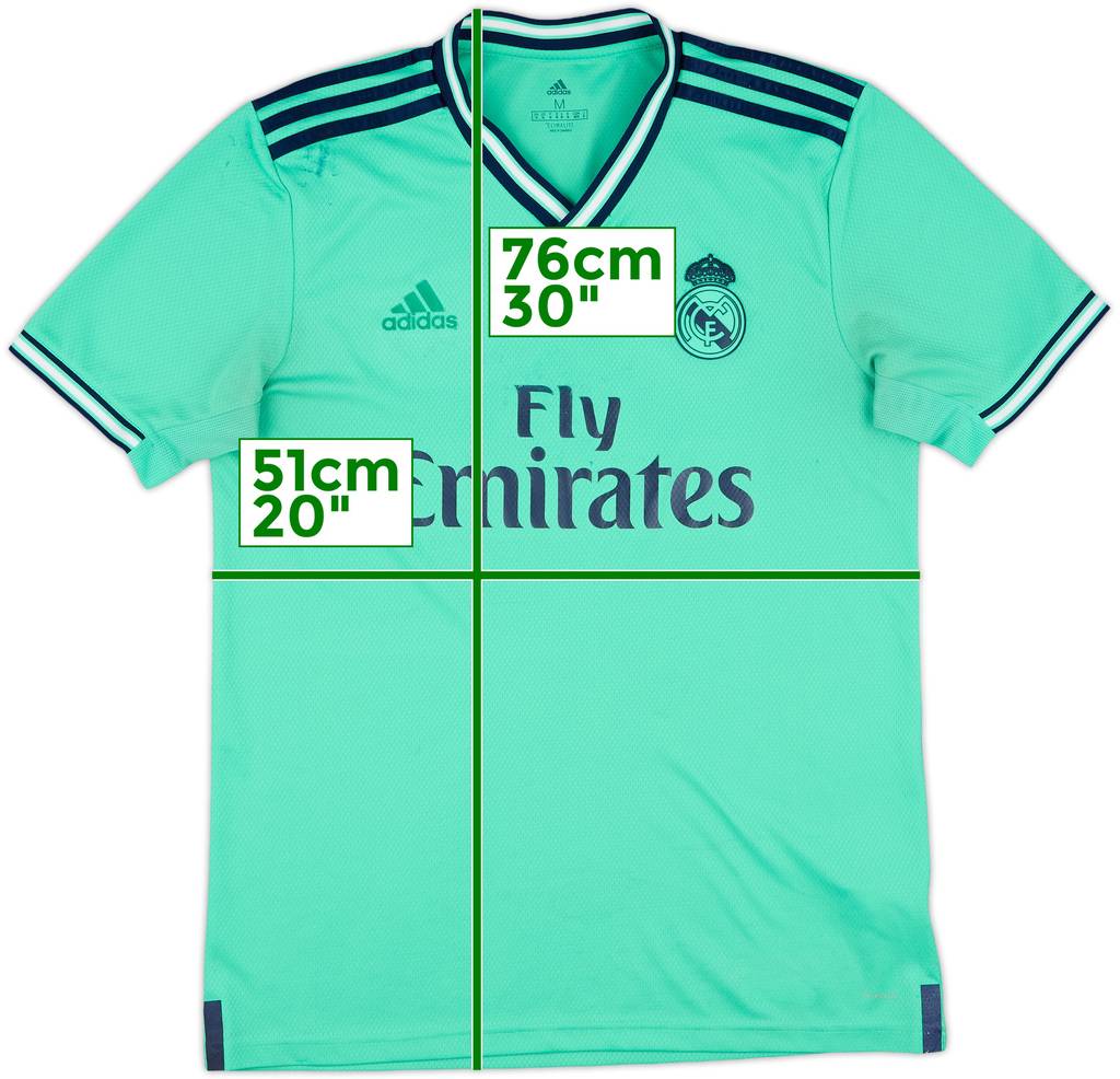 2019-20 Real Madrid Third Shirt - 4/10 - (M)