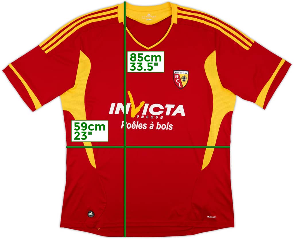 2011-12 Lens Home Shirt - 8/10 - (XXL)