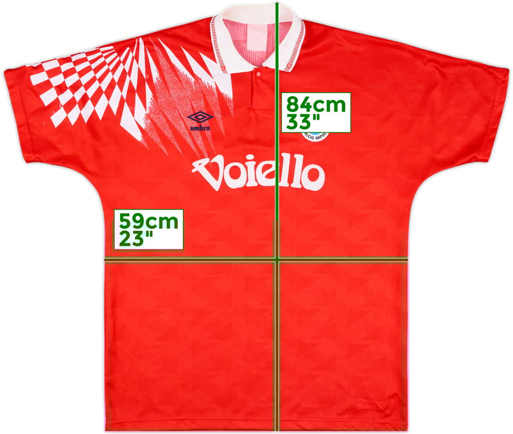 1991-93 Napoli Third Shirt - 8/10 - (XXL)