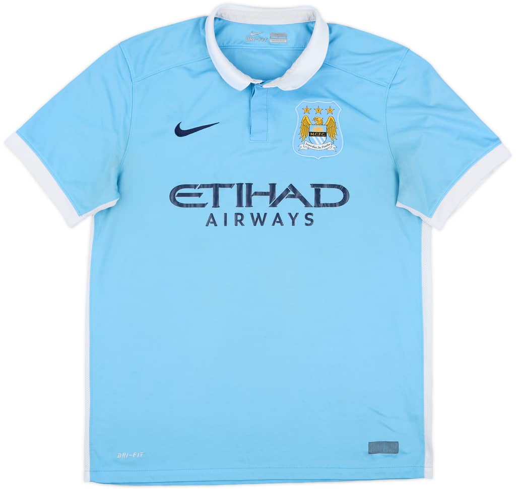 2015-16 Manchester City Home Shirt - 5/10 - (L)