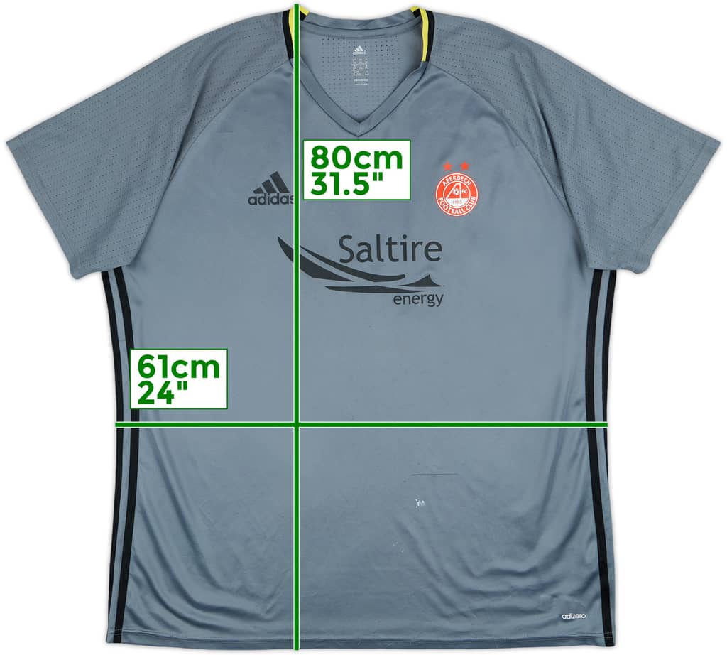 2017-18 Aberdeen adidas Training Shirt - 5/10 - (XXL)