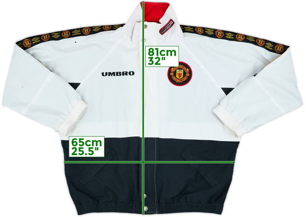 1996-97 Manchester United Umbro Track Jacket - 6/10 - (L)