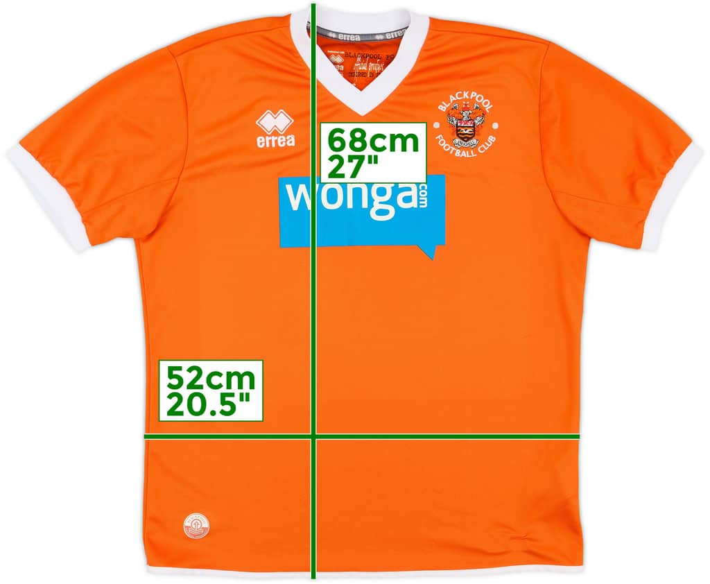 2013-15 Blackpool Home Shirt - 6/10 - (M)