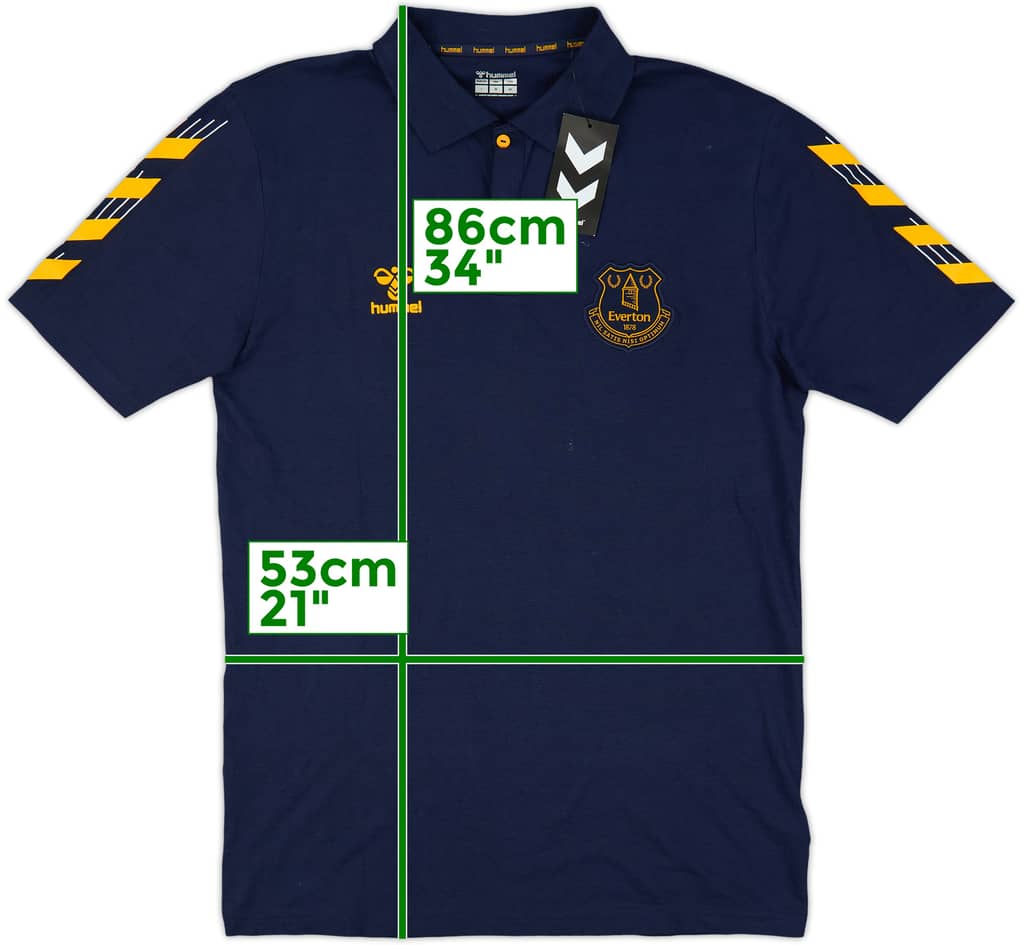 2020-21 Everton Hummel Polo Shirt (L)