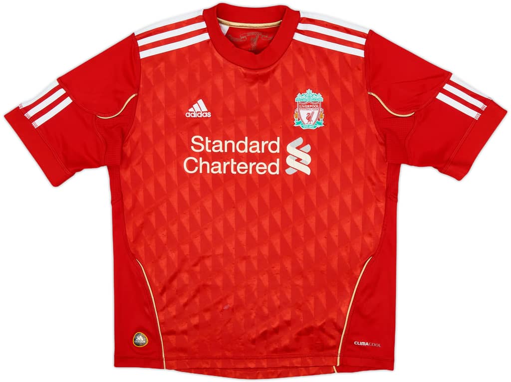2010-12 Liverpool Home Shirt - 7/10 - (L.Boys)