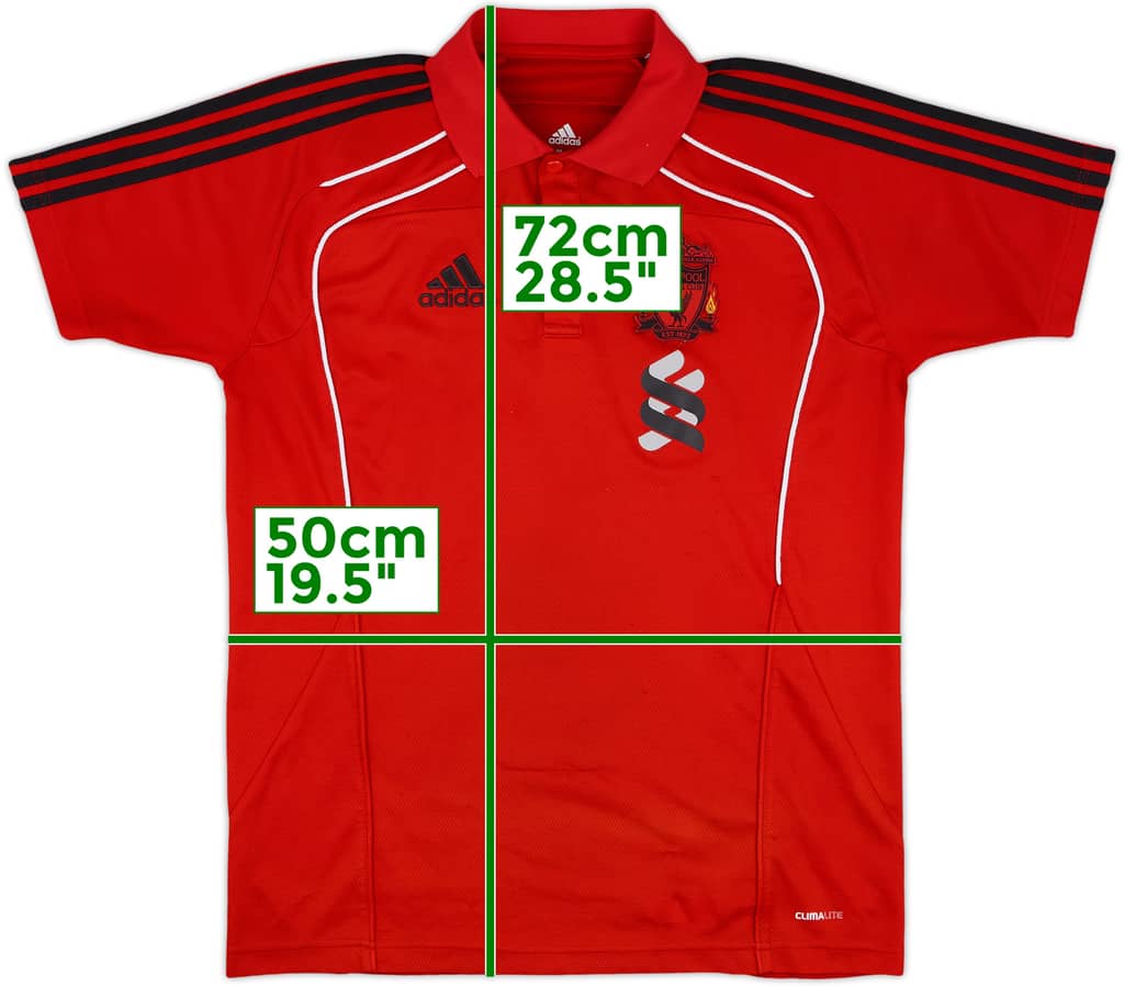 2010-11 Liverpool adidas Polo Shirt - 5/10 - (M)