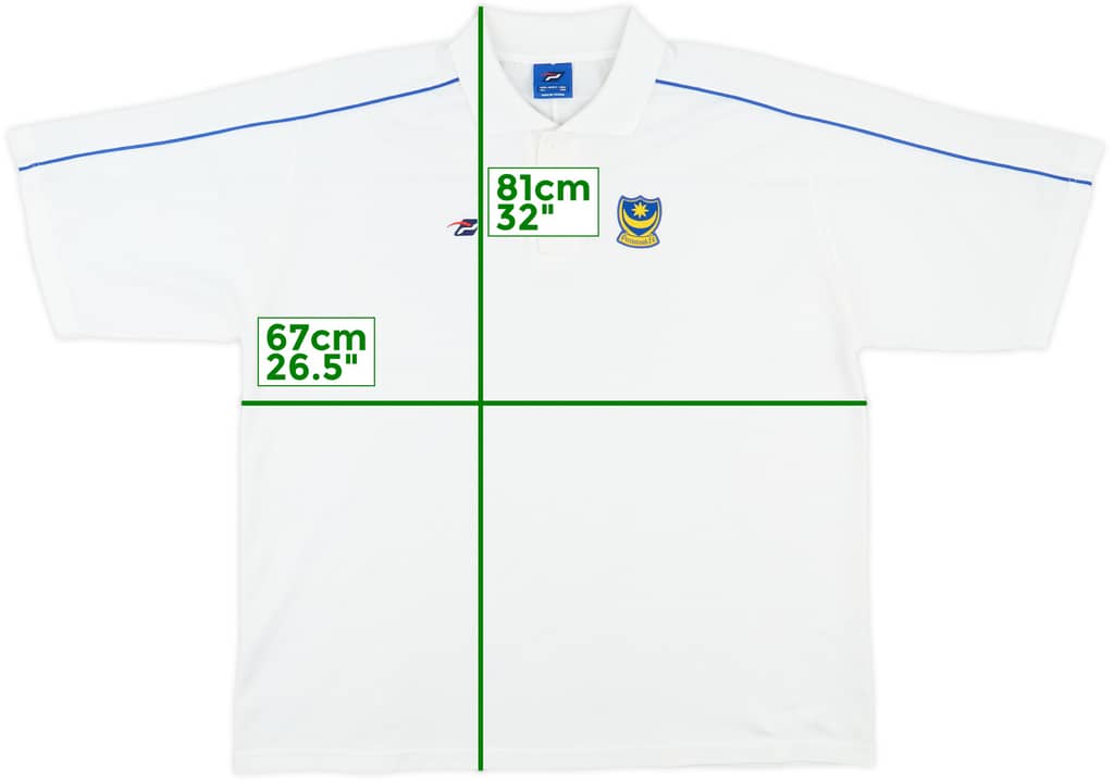 2003-04 Portsmouth Polo Shirt - 10/10 - (XXL)
