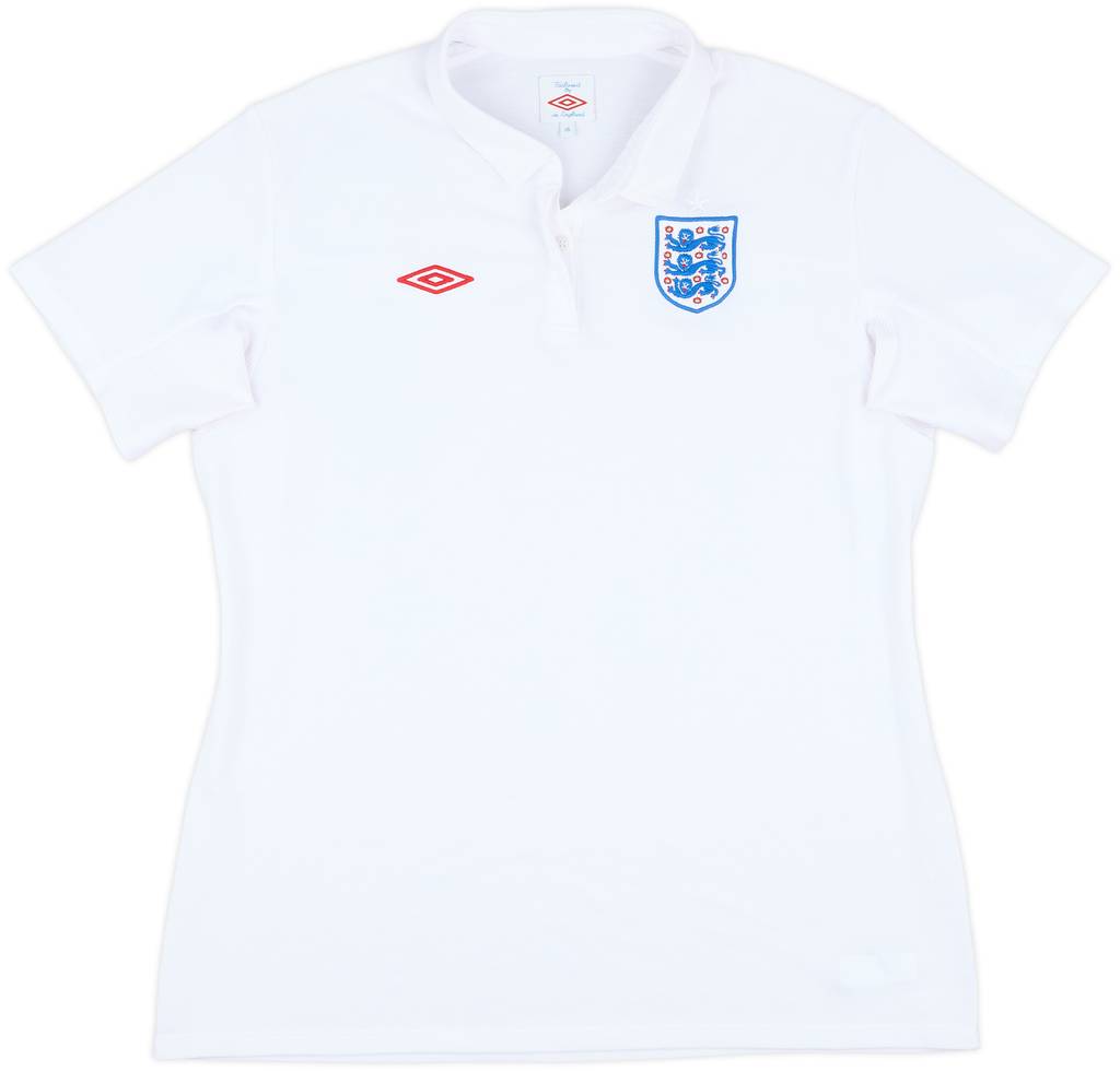 2009-10 England Home Shirt - 8/10 - (Women's L)