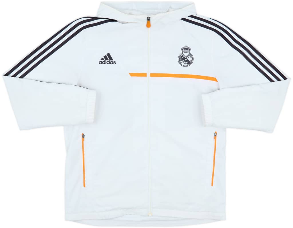 2013-14 Real Madrid adidas Hooded Track Jacket - 7/10 - (L)