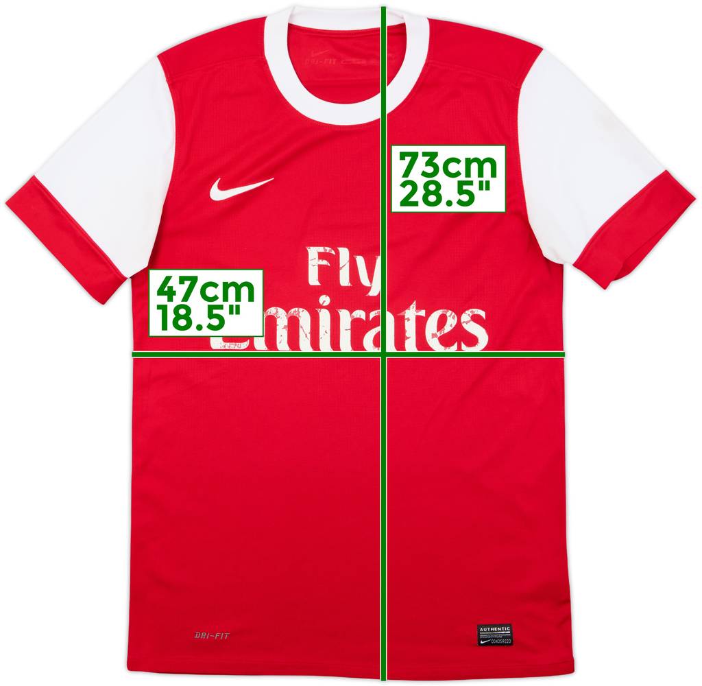 2010-11 Arsenal Home Shirt - 5/10 - (S)