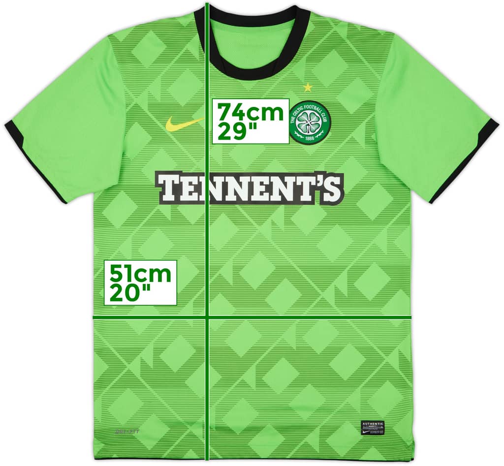 2010-11 Celtic Away Shirt - 8/10 - (M)