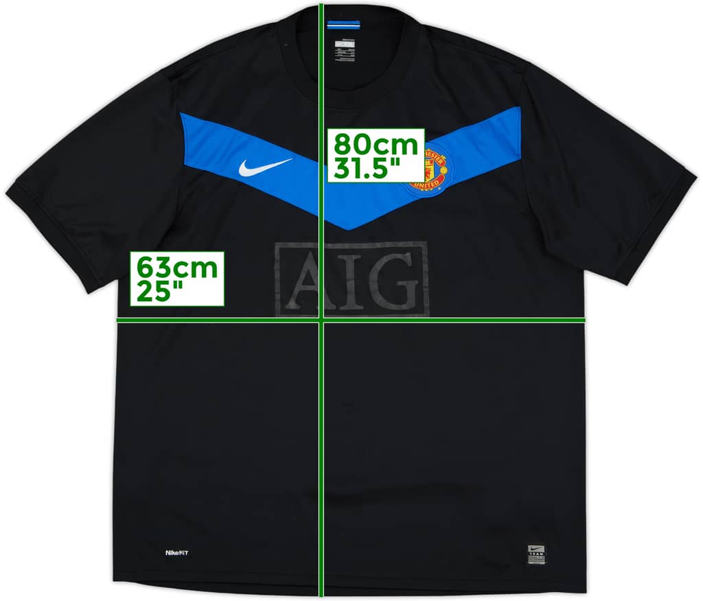 2009-10 Manchester United Away Shirt - 4/10 - (XXL)