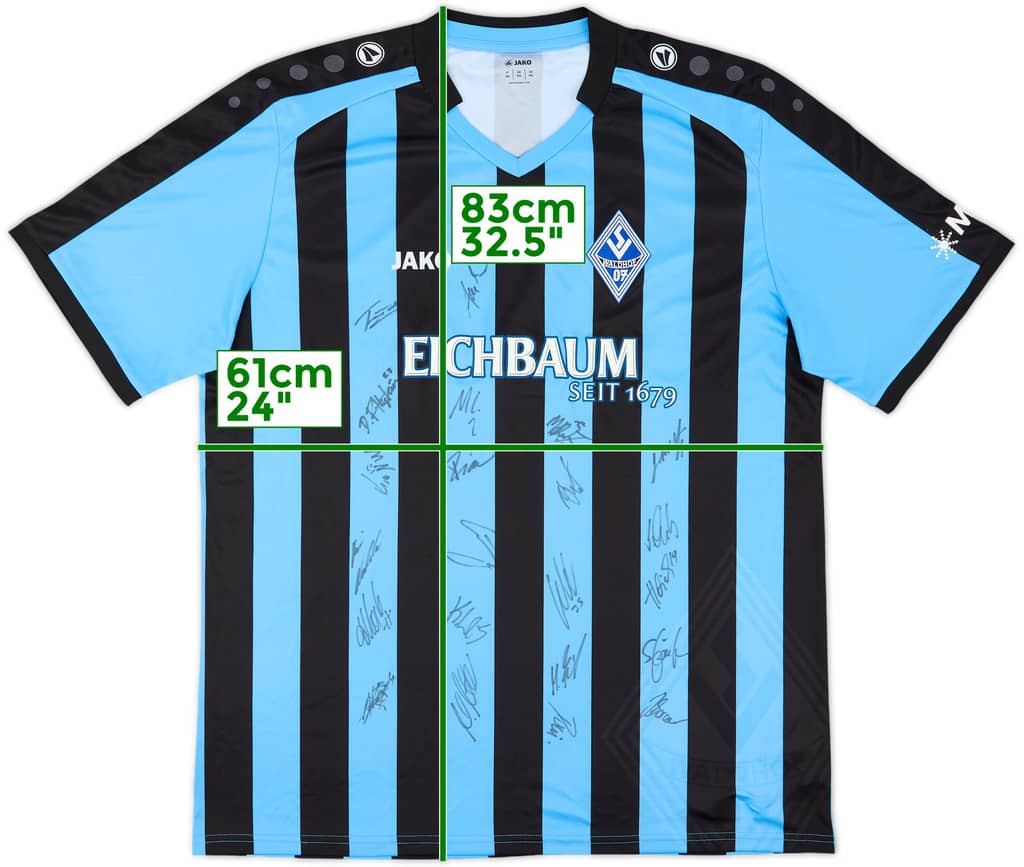 2016-17 Waldhof Mannheim Signed Home Shirt - 10/10 - (XXL)